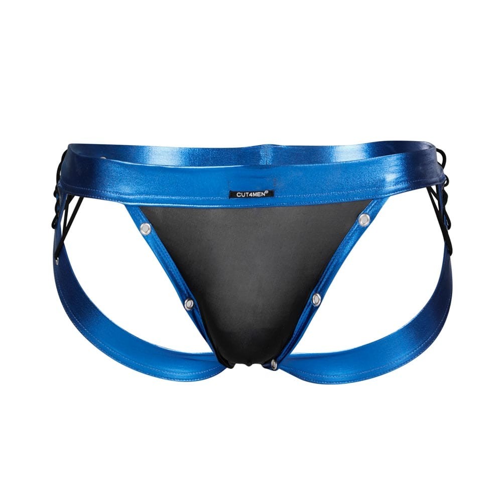C4M-Desire Jockstrap-BlueLeatherette-L | ViPstore.hu - Erotika webáruház #4 - EAN 3760294775769 | SKU C4M0000018