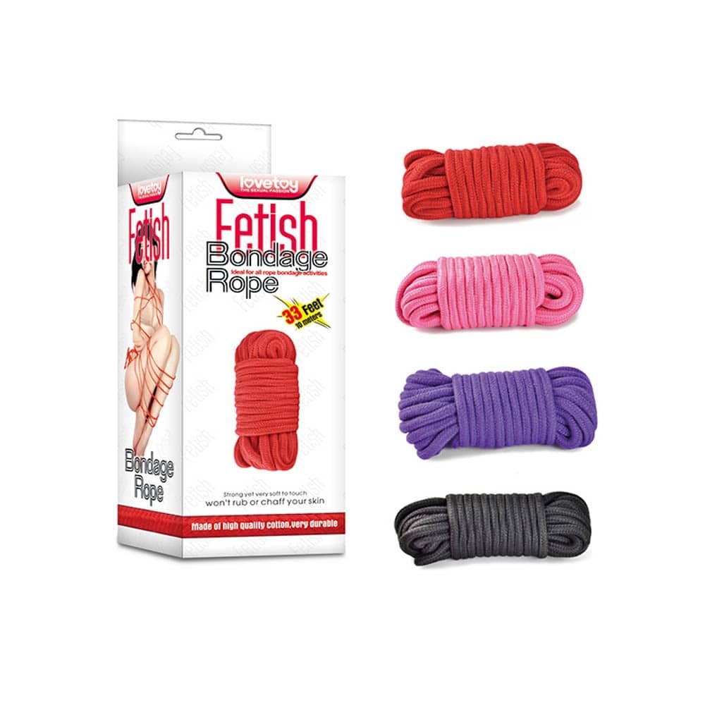 Fetish Bondage Rope Red | ViPstore.hu - Erotika webáruház #1 - EAN 6970260905978 | SKU LVTOY00225