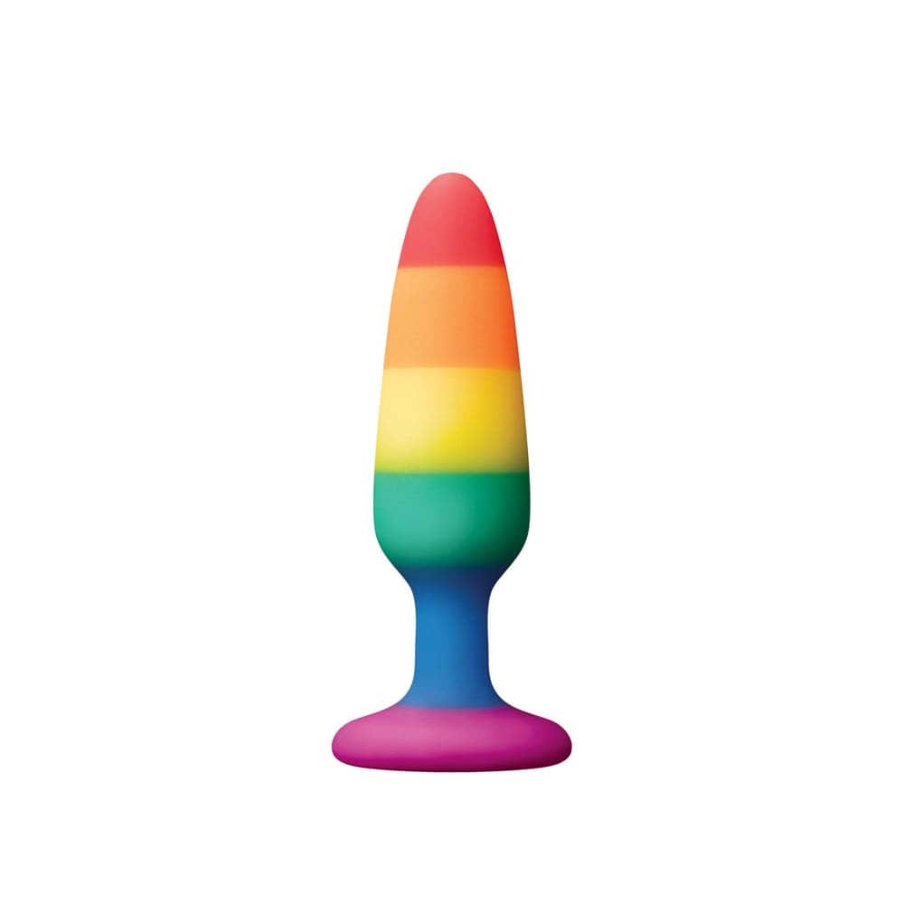 Colours - Pride Edition - Pleasure Plug - Small -Rainbow | ViPstore.hu - Erotika webáruház #2 - EAN 657447100789 | SKU NSTOYS0789