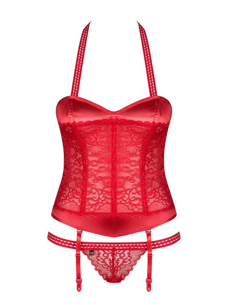 Flameria corset & thong L/XL | ViPstore.hu - Erotika webáruház #3 - EAN 5901688234273 | SKU OBSES01775