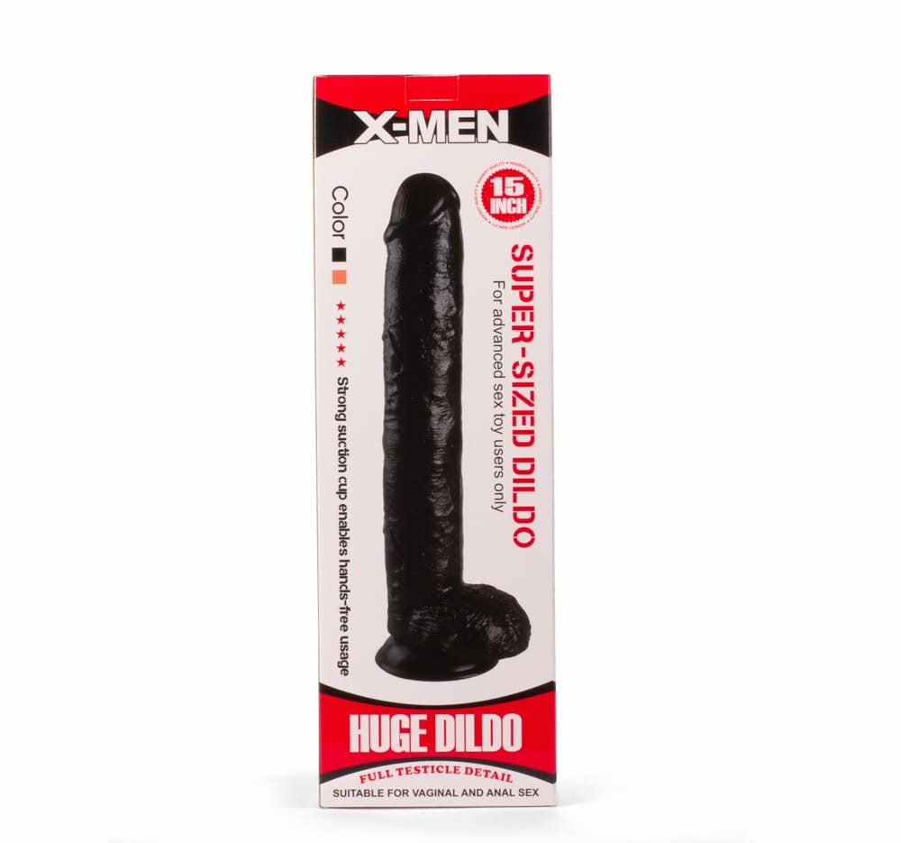 X-MEN 16" Super-Sized Dildo Black | ViPstore.hu - Erotika webáruház #1 - EAN 5999560515428 | SKU XMEN000088
