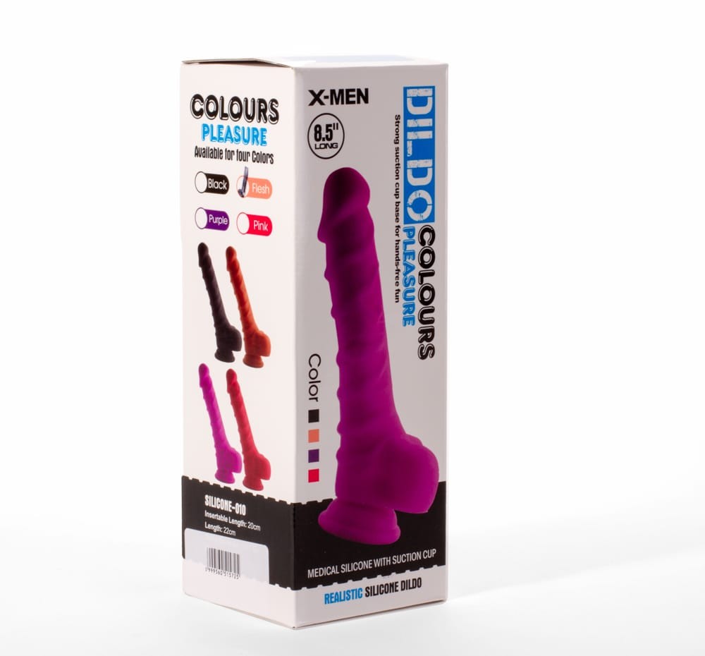 X-MEN 8.5" Dildo Colours Pleasure Flesh 2 | ViPstore.hu - Erotika webáruház #2 - EAN 5999560515725 | SKU XMEN000118
