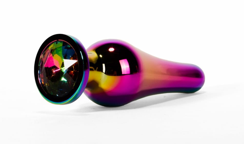 X-MEN Secret Shine Metal Butt Plug Rainbow M | ViPstore.hu - Erotika webáruház #6 - EAN 5999560516005 | SKU XMEN000139