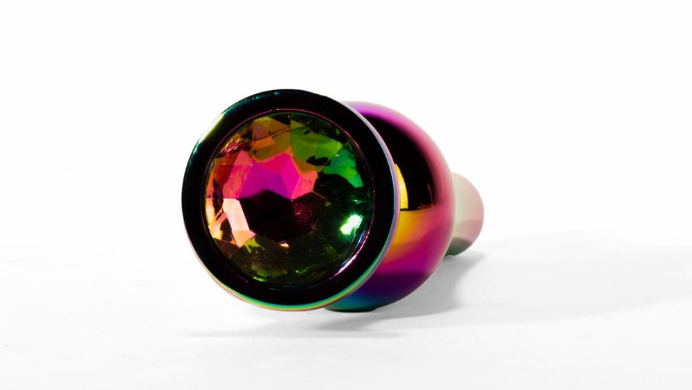 X-MEN Secret Shine Metal Butt Plug Rainbow M | ViPstore.hu - Erotika webáruház #7 - EAN 5999560516005 | SKU XMEN000139