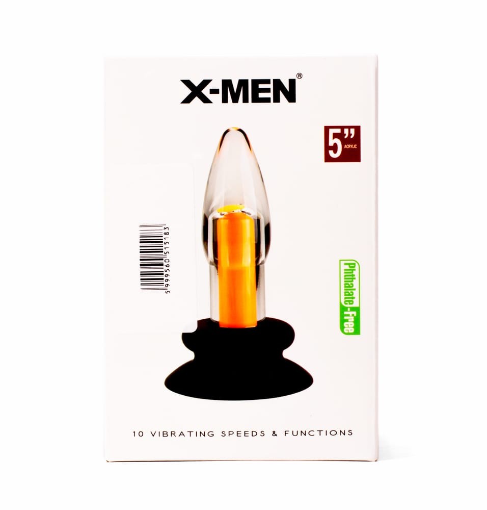 X-MEN 10 Speeds Vibrating Plug_B15O50_1 | ViPstore.hu - Erotika webáruház #1 - EAN 5999560515183 | SKU XMEN000063