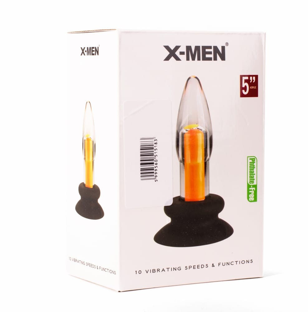 X-MEN 10 Speeds Vibrating Plug_B15O50_1 | ViPstore.hu - Erotika webáruház #2 - EAN 5999560515183 | SKU XMEN000063