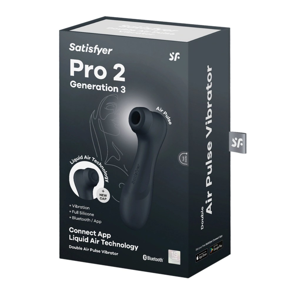Pro 2 Generation 3 with Liquid Air black Bluetooth/App | ViPstore.hu - Erotika webáruház #1 - EAN 4061504051857 | SKU SATISFY414
