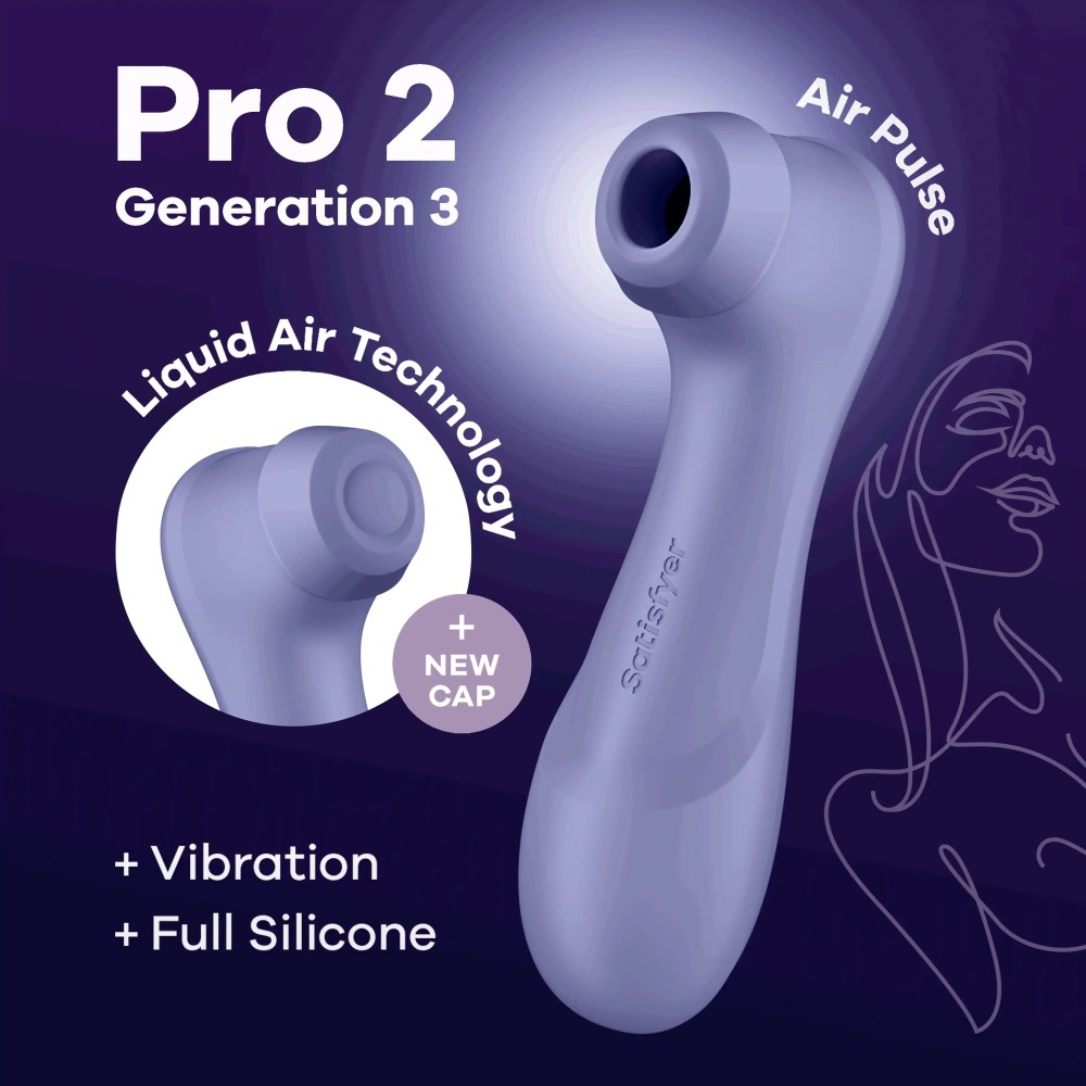 Pro 2 Generation 3 with Liquid Air lilac | ViPstore.hu - Erotika webáruház #7 - EAN 4061504051895 | SKU SATISFY412