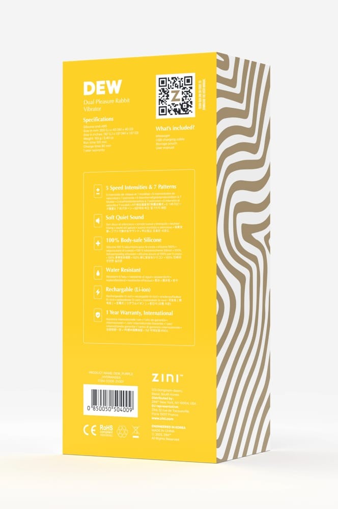 Zini Dew Dual Pleasure Rabbit Vibrator_B15O50_4 | ViPstore.hu - Erotika webáruház #3 - EAN 850050504009 | SKU ZINI000010