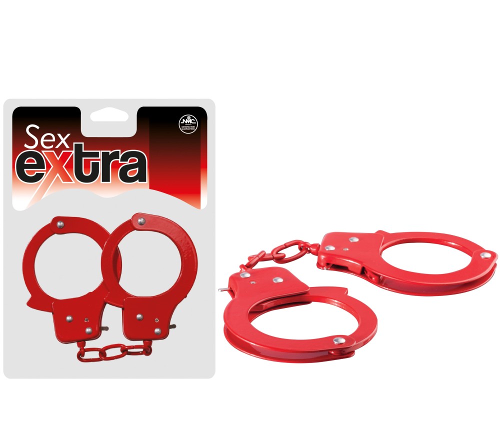 SEX EXTRA - METAL CUFFS RED | ViPstore.hu - Erotika webáruház #1 - EAN 4892503141696 | SKU NMC0002377