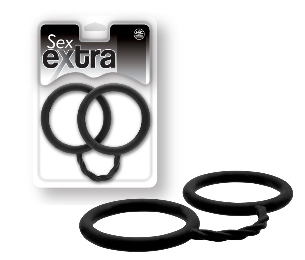 SEX EXTRA - SILICONE CUFFS BLACK | ViPstore.hu - Erotika webáruház #1 - EAN 4892503154849 | SKU NMC0002383