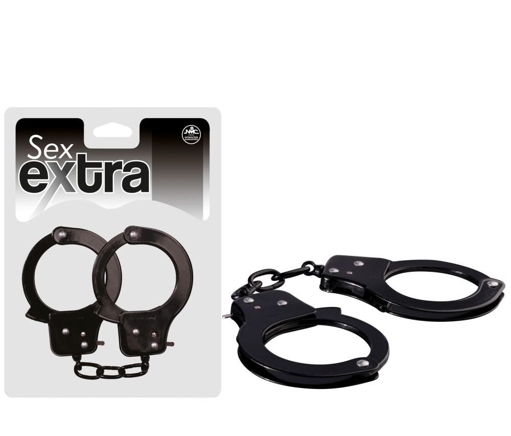 SEX EXTRA - METAL CUFFS BLACK | ViPstore.hu - Erotika webáruház #1 - EAN 4892503141719 | SKU NMC0002379