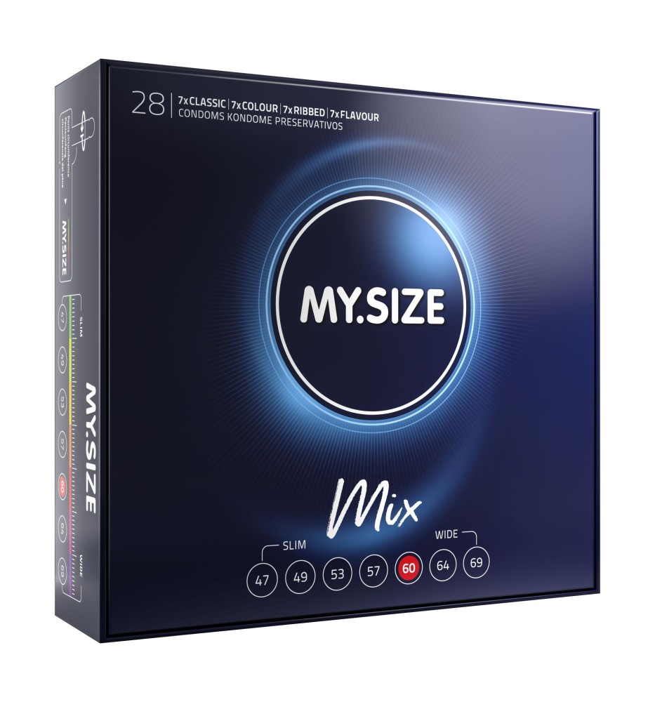 MY SIZE MIX Condoms 60 mm (28 pieces) | ViPstore.hu - Erotika webáruház #1 - EAN 4025838928605 | SKU MSMIX06028