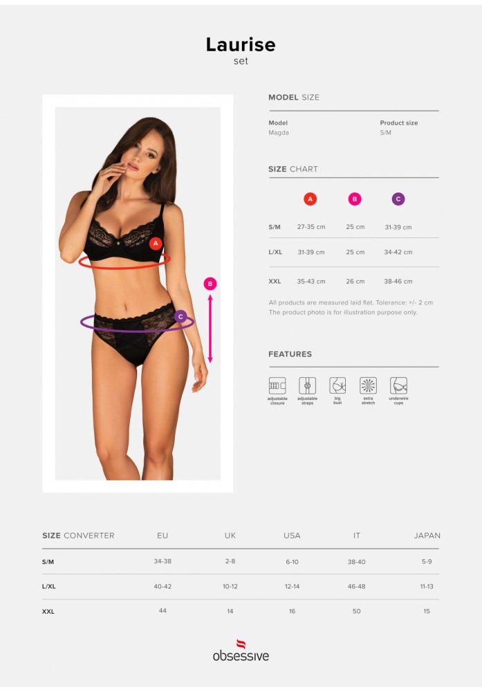 Laurise 2-pcs set S/M | ViPstore.hu - Erotika webáruház #5 - EAN 5901688232996 | SKU OBSES01675