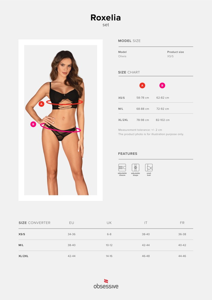 Roxelia 2-pcs set XS/S | ViPstore.hu - Erotika webáruház #9 - EAN }