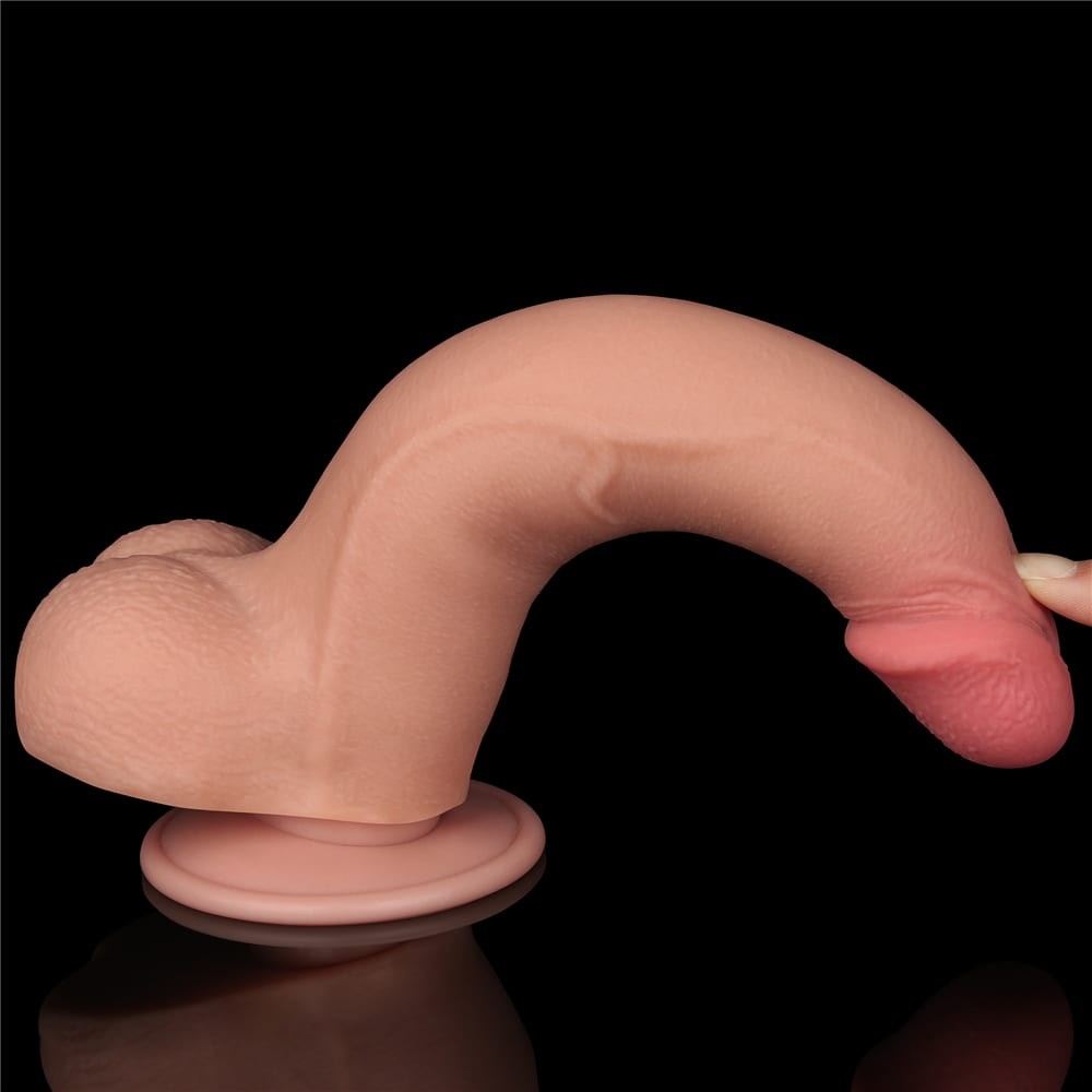 8.5'' Sliding Skin Dual Layer Dong Flesh I_B15O50_3 | ViPstore.hu - Erotika webáruház #10 - EAN 6942063400325 | SKU LVTOY00724