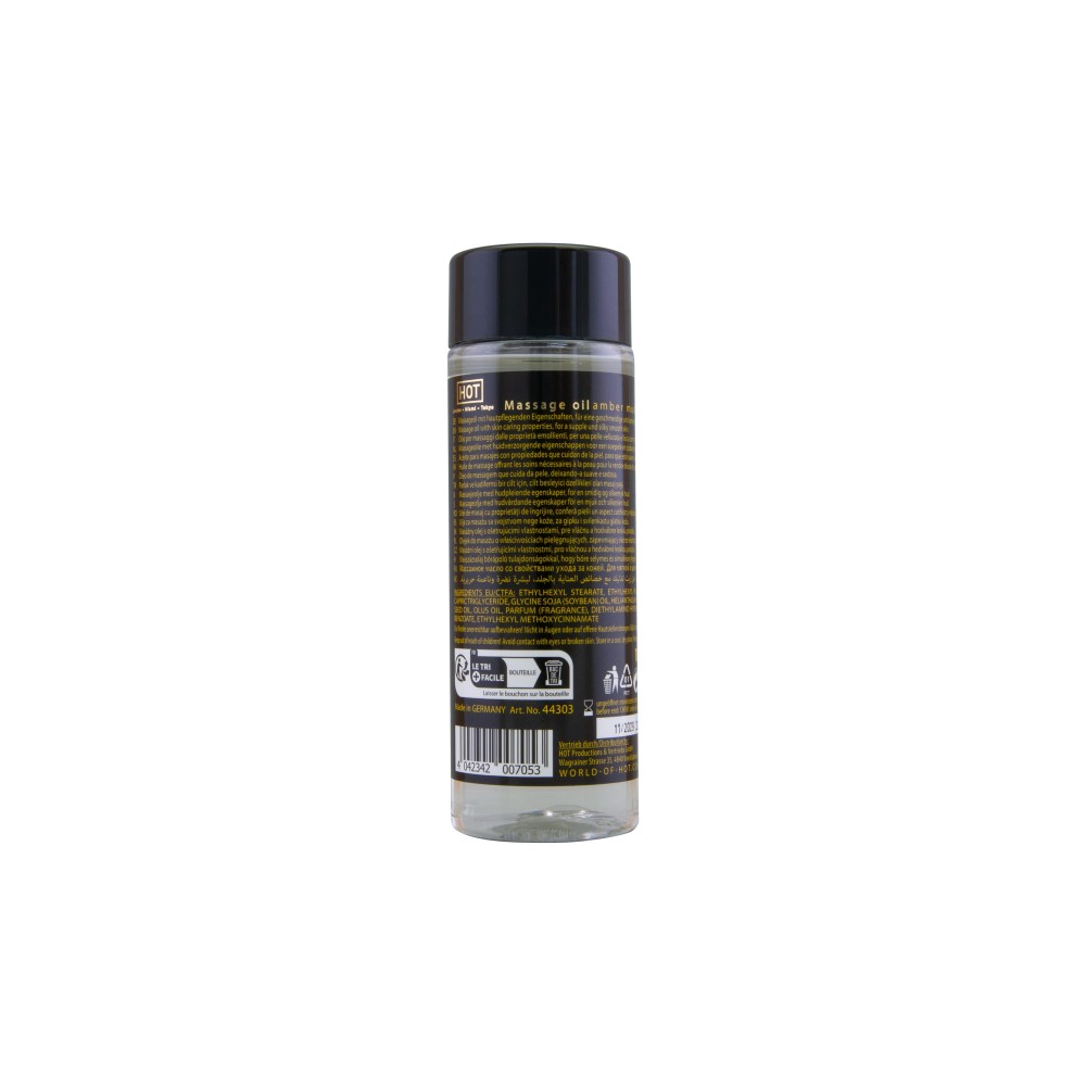 HOT Massage Oil amber & musk 100 ml | ViPstore.hu - Erotika webáruház #2 - EAN 4042342007053 | SKU HOT0044303