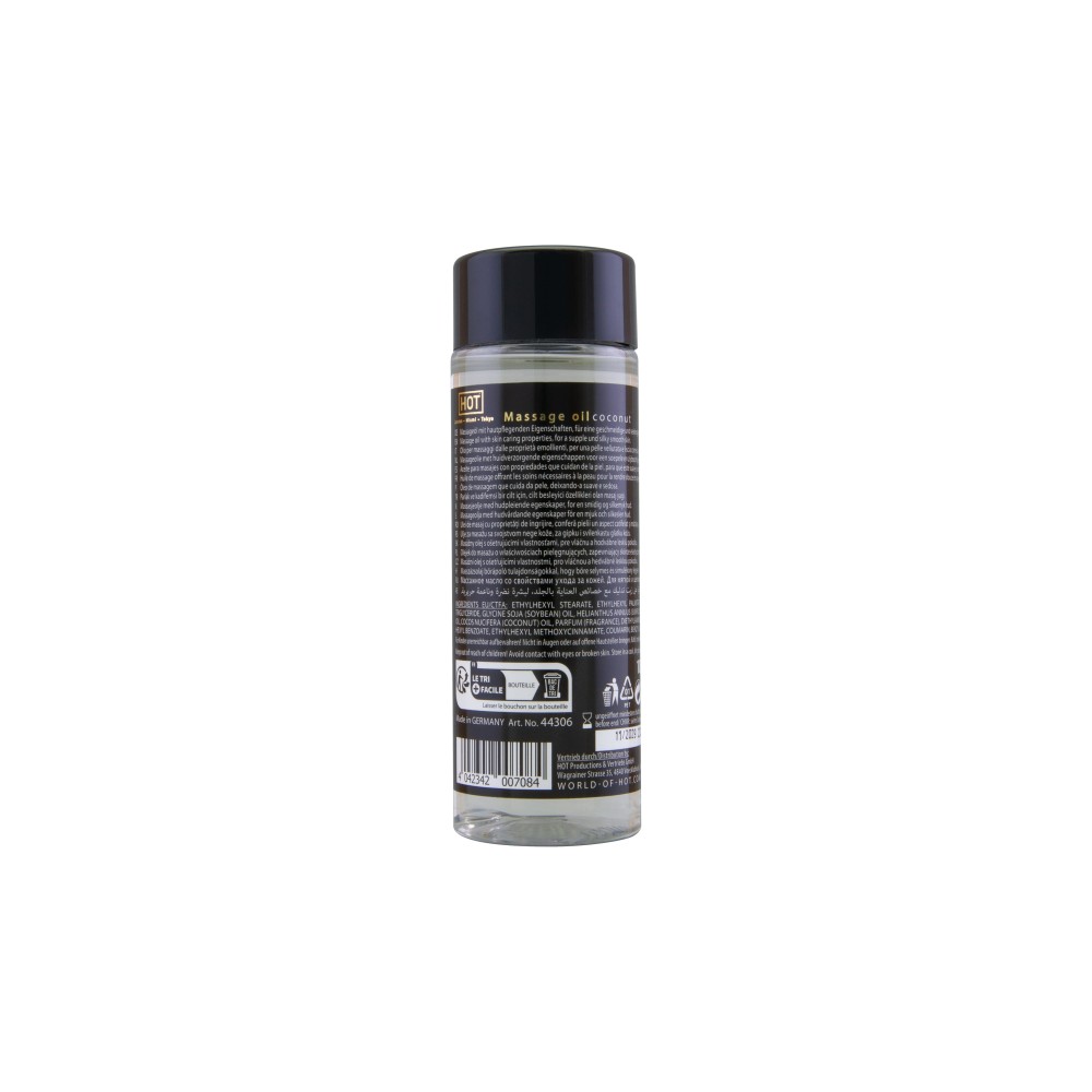 HOT Massage Oil coconut 100 ml | ViPstore.hu - Erotika webáruház #2 - EAN 4042342007084 | SKU HOT0044306