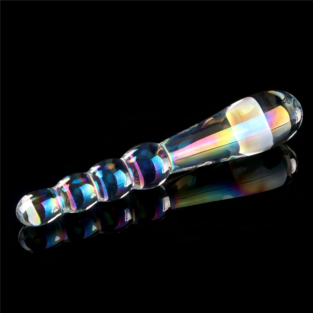 Twilight Gleam Glass Dildo- Rising Ripples | ViPstore.hu - Erotika webáruház #4 - EAN 6942063400738 | SKU LVTOY00752