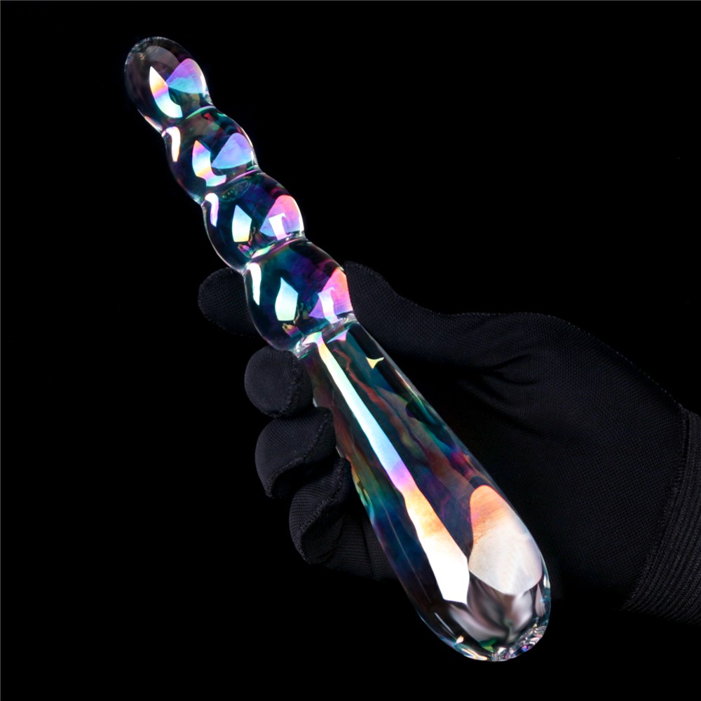 Twilight Gleam Glass Dildo- Rising Ripples | ViPstore.hu - Erotika webáruház #5 - EAN 6942063400738 | SKU LVTOY00752