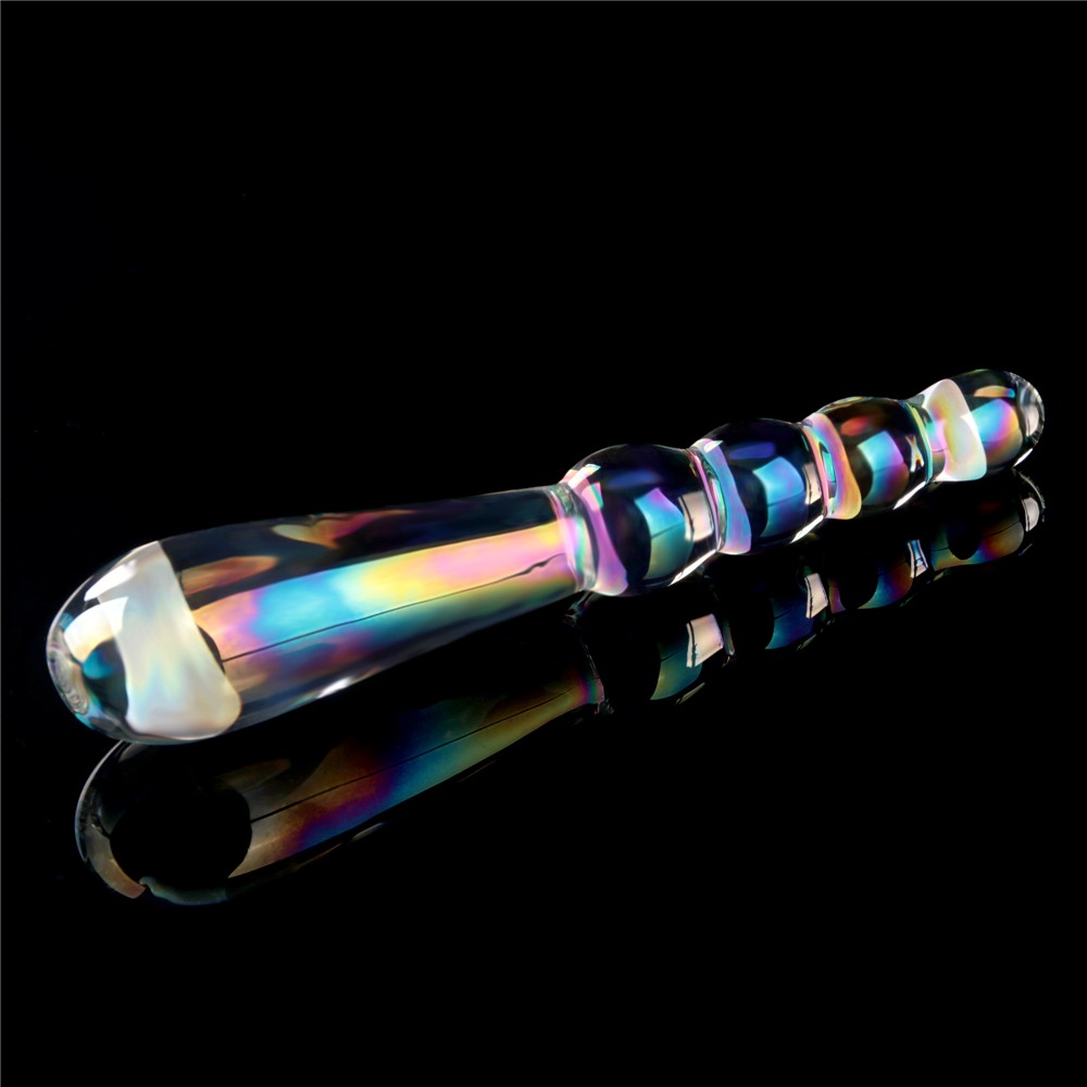 Twilight Gleam Glass Dildo- Rising Ripples | ViPstore.hu - Erotika webáruház #6 - EAN 6942063400738 | SKU LVTOY00752