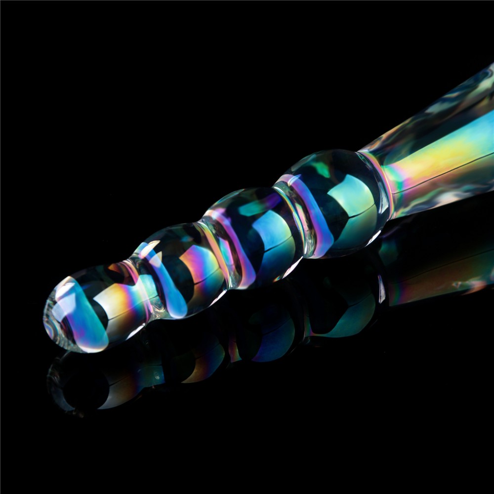 Twilight Gleam Glass Dildo- Rising Ripples | ViPstore.hu - Erotika webáruház #8 - EAN 6942063400738 | SKU LVTOY00752