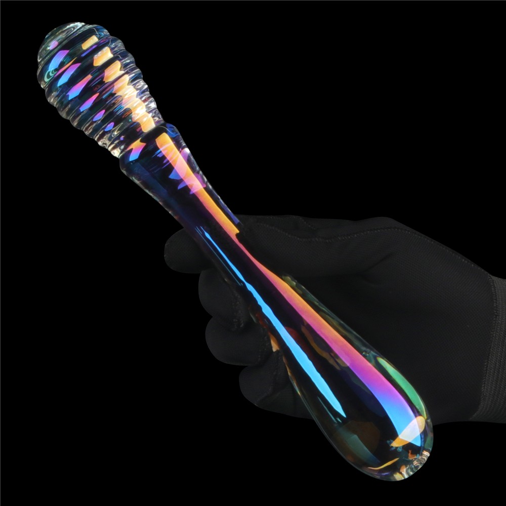 Twilight Gleam Glass Dildo- Twin Pleasures | ViPstore.hu - Erotika webáruház #2 - EAN 6942063400745 | SKU LVTOY00753