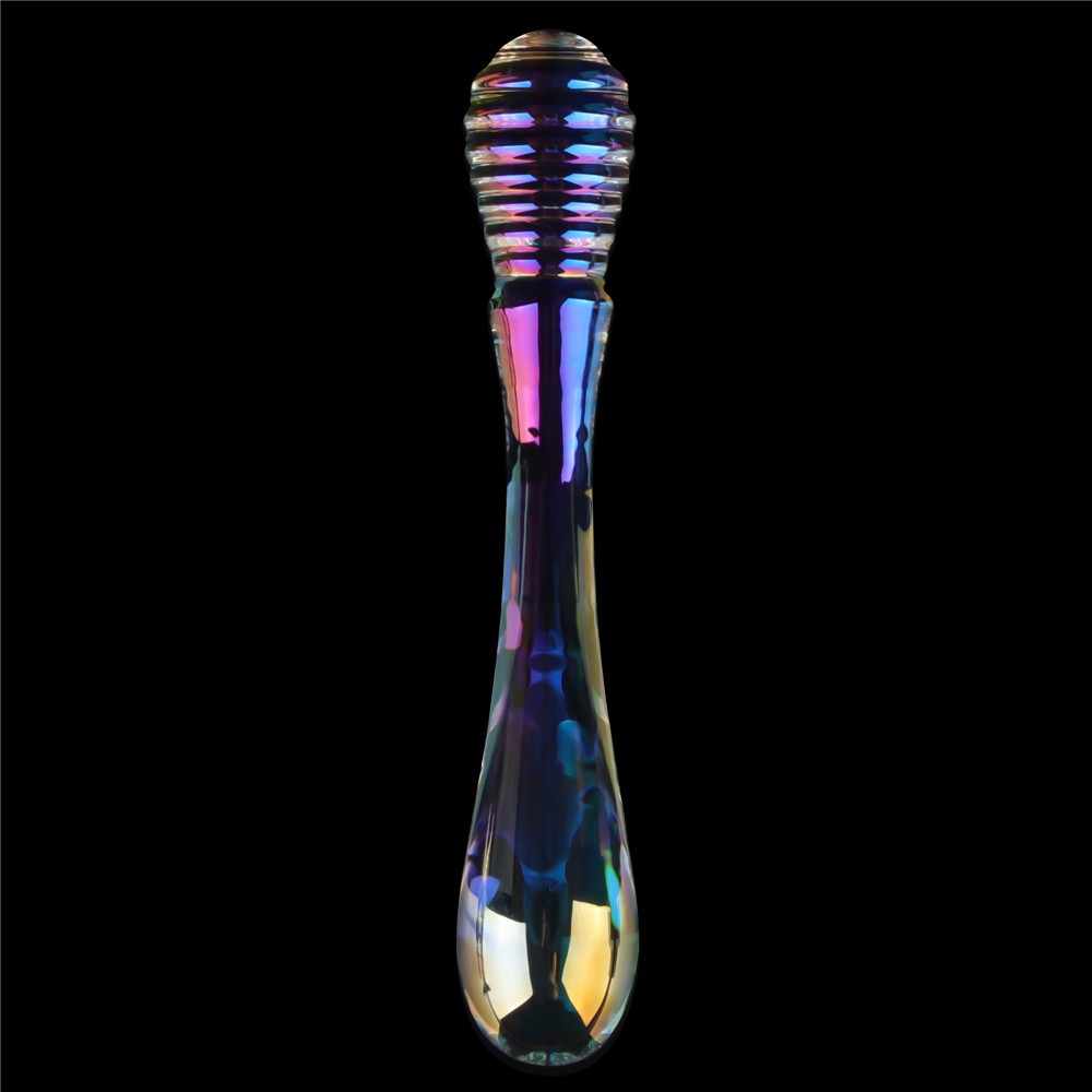 Twilight Gleam Glass Dildo- Twin Pleasures | ViPstore.hu - Erotika webáruház #3 - EAN 6942063400745 | SKU LVTOY00753
