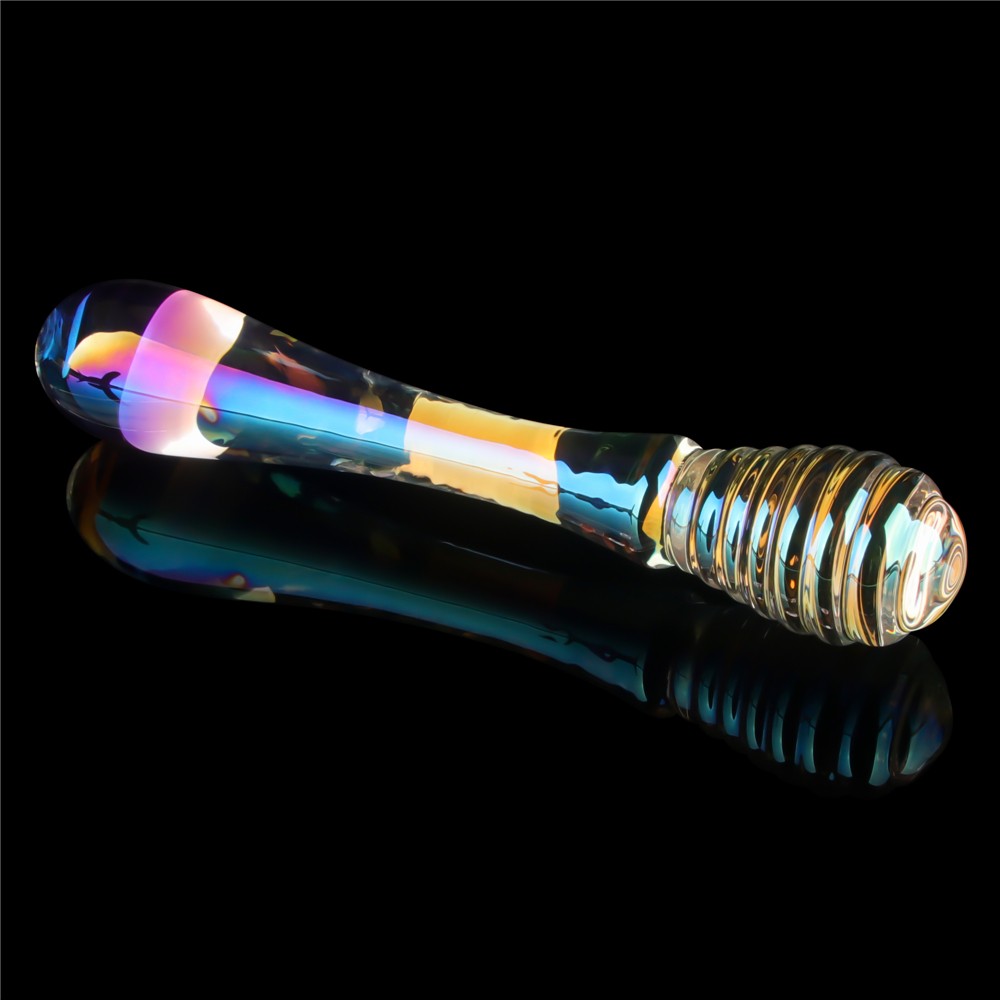Twilight Gleam Glass Dildo- Twin Pleasures | ViPstore.hu - Erotika webáruház #4 - EAN 6942063400745 | SKU LVTOY00753