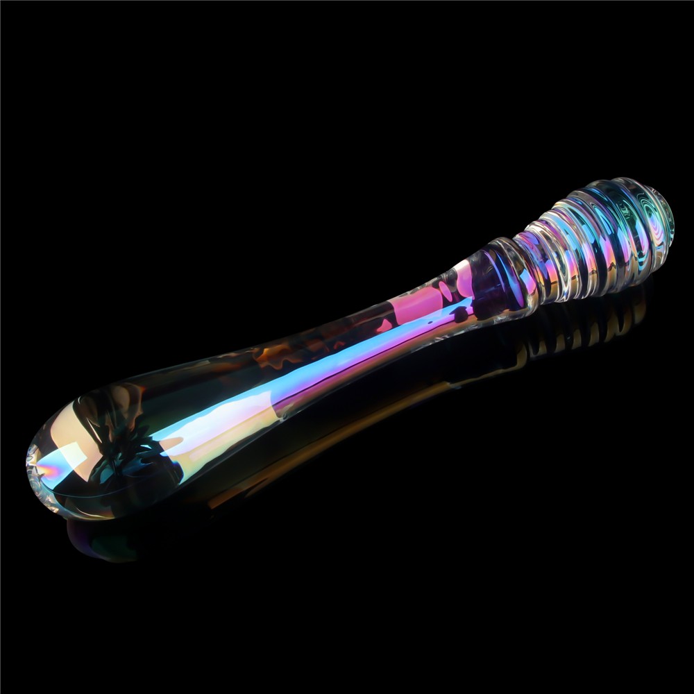 Twilight Gleam Glass Dildo- Twin Pleasures | ViPstore.hu - Erotika webáruház #6 - EAN 6942063400745 | SKU LVTOY00753
