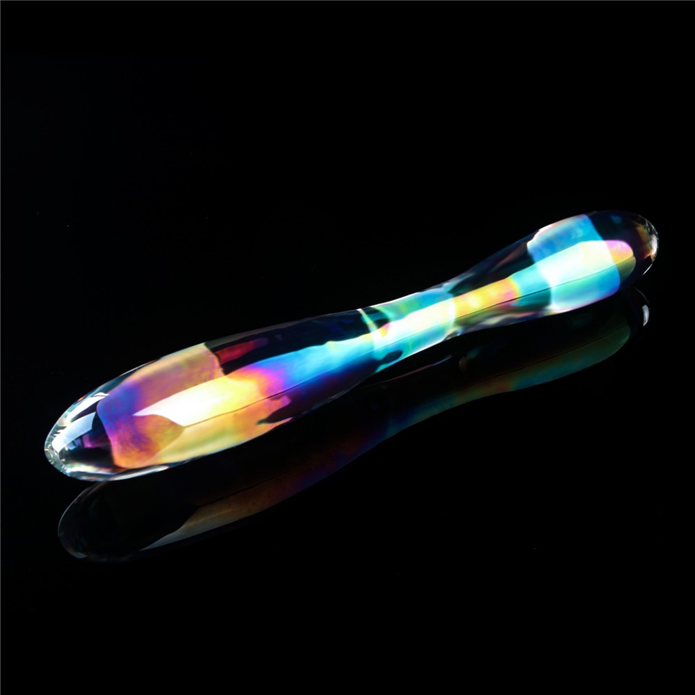 Twilight Gleam Glass Dildo- Double Delight | ViPstore.hu - Erotika webáruház #2 - EAN 6942063400752 | SKU LVTOY00754