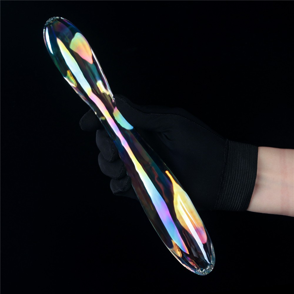 Twilight Gleam Glass Dildo- Double Delight | ViPstore.hu - Erotika webáruház #4 - EAN 6942063400752 | SKU LVTOY00754
