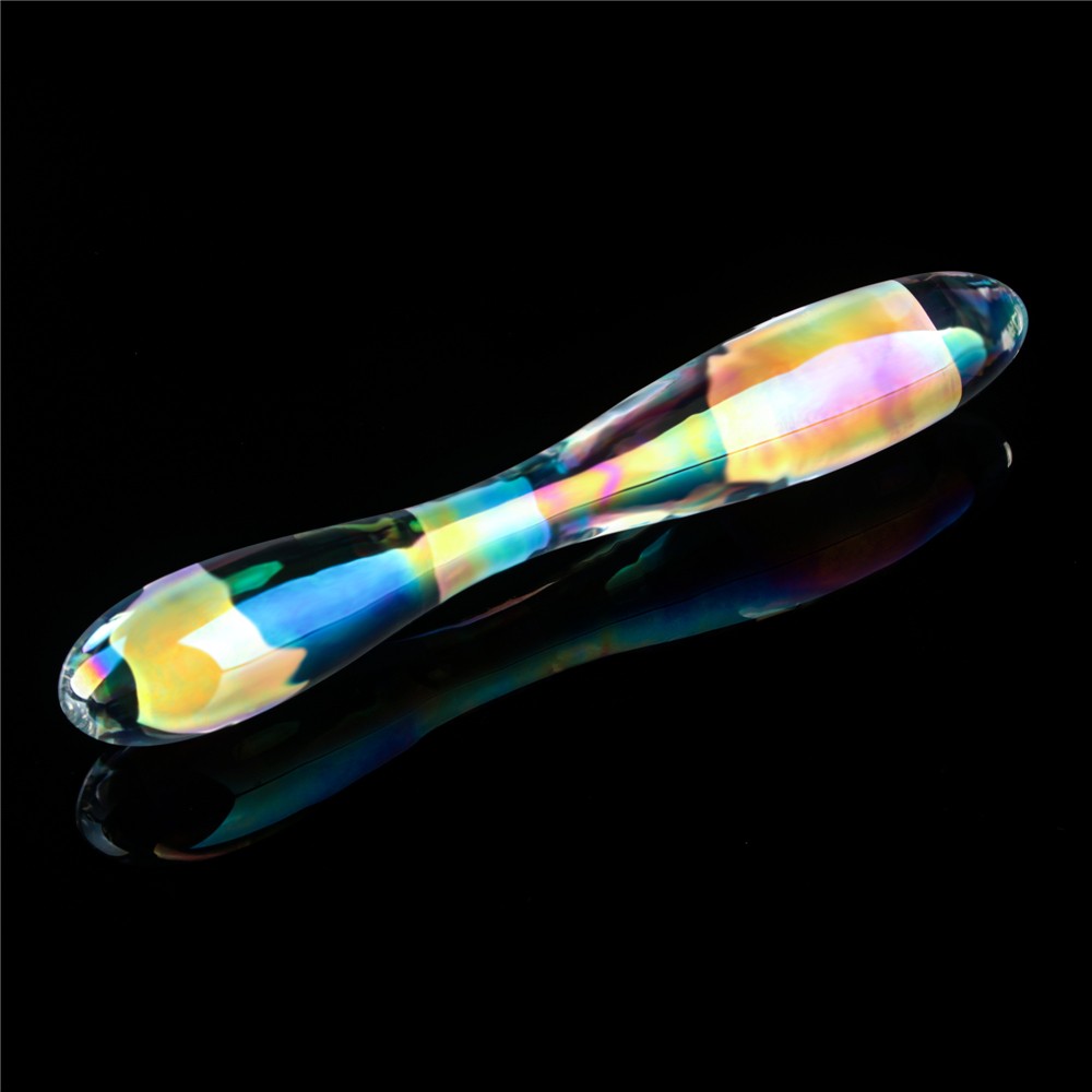 Twilight Gleam Glass Dildo- Double Delight | ViPstore.hu - Erotika webáruház #5 - EAN 6942063400752 | SKU LVTOY00754