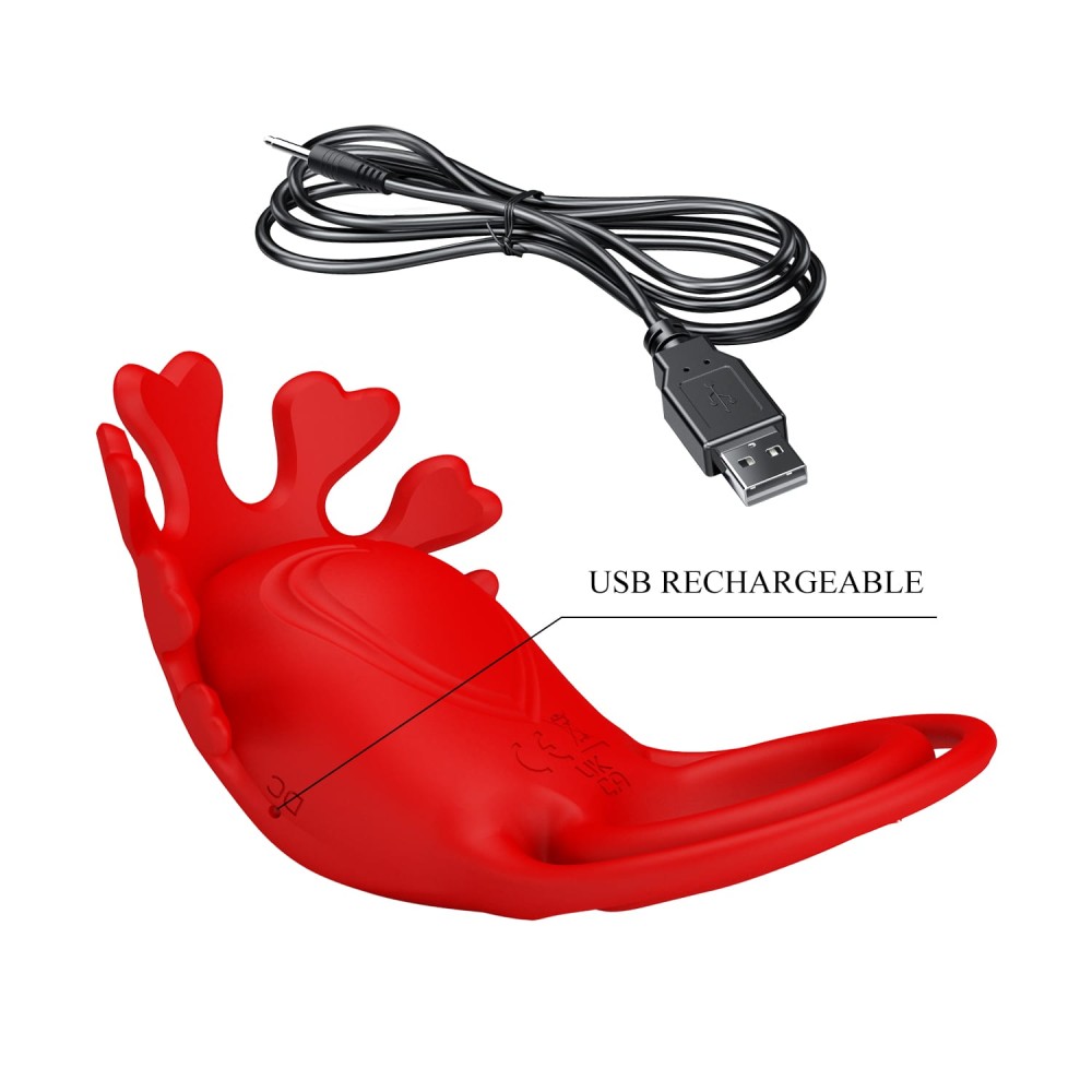 Pretty Love Vibrant Penis Ring Ruben Red | ViPstore.hu - Erotika webáruház #9 - EAN }