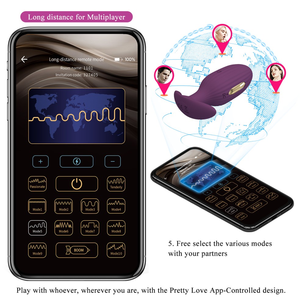 Pretty Love Jefferson Purple | ViPstore.hu - Erotika webáruház #10 - EAN 6959532335644 | SKU DEBRA01669