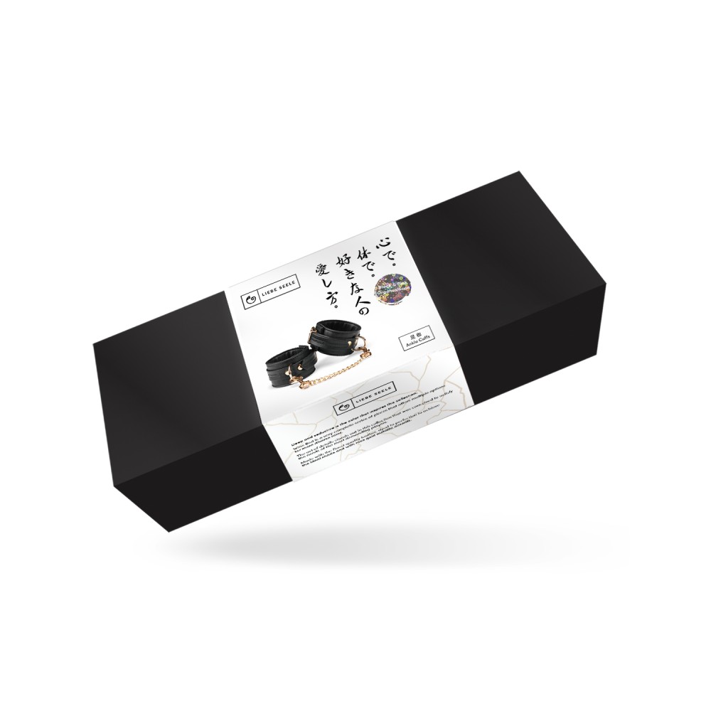 Black Organosilicon Ankle Cuffs | ViPstore.hu - Erotika webáruház #2 - EAN 4582558004403 | SKU LIEBESE027