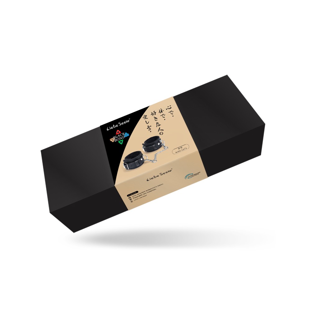 Black Bond Ankle Cuffs | ViPstore.hu - Erotika webáruház #2 - EAN 4582558002584 | SKU LIEBESE038