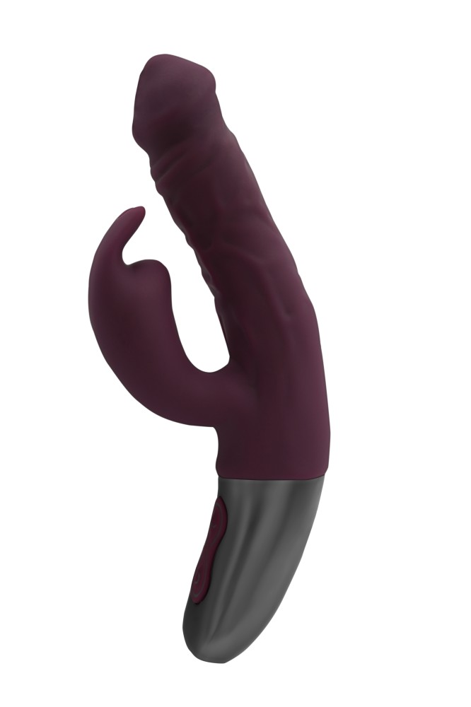 TITANZ 7" SILICONE RECHARGEABLE VIBRATOR IN RUBINE RED_B15O25_4 | ViPstore.hu - Erotika webáruház #6 - EAN 4897078635533 | SKU NMC0002477