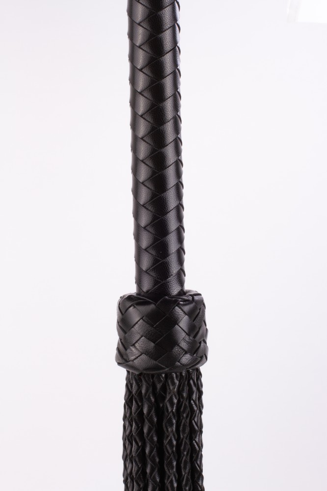 Kid Handle Kid Leather Braided Tails Black | ViPstore.hu - Erotika webáruház #3 - EAN 5999560517392 | SKU DEVIL00056