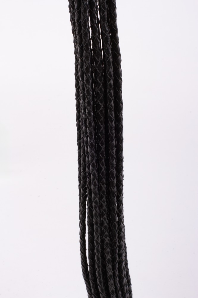 Kid Handle Kid Leather Braided Tails Black | ViPstore.hu - Erotika webáruház #4 - EAN 5999560517392 | SKU DEVIL00056