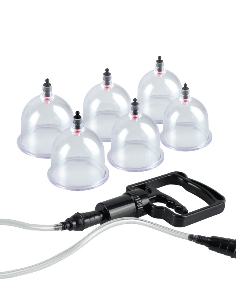 Beginner's 6pc. Cupping Set Clear/ Black | ViPstore.hu - Erotika webáruház #4 - EAN 603912358049 | SKU PIPE392600