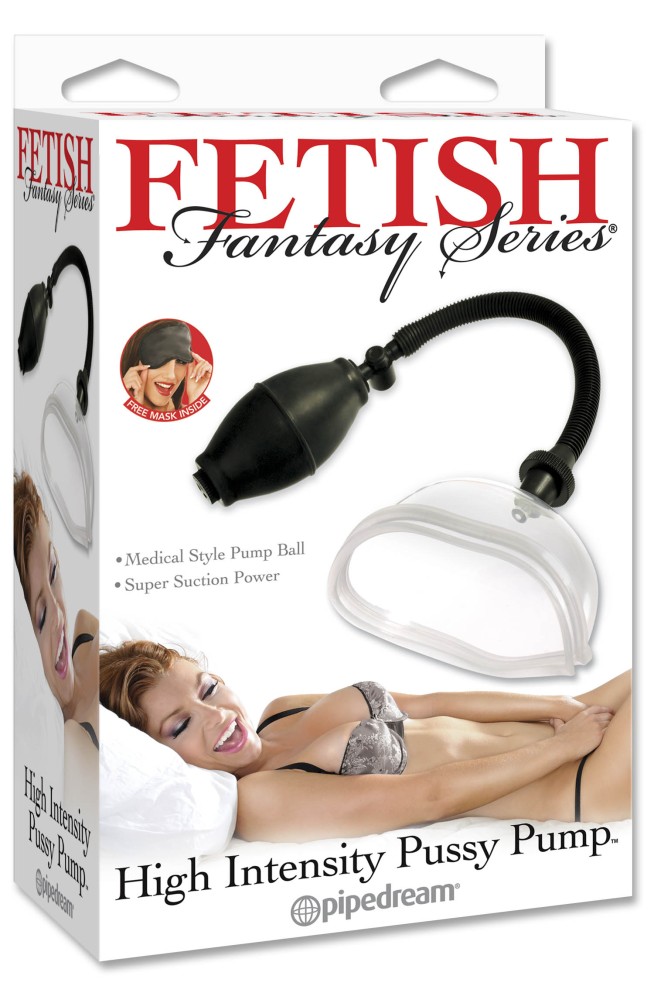 High Intensity Pussy Pump  Clear/Black | ViPstore.hu - Erotika webáruház #1 - EAN 603912313680 | SKU PIPE322120