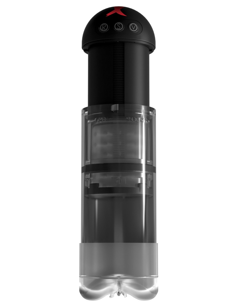 Extender Pro Vibrating Pump Clear/Black | ViPstore.hu - Erotika webáruház #4 - EAN 603912755435 | SKU PIPERD5300