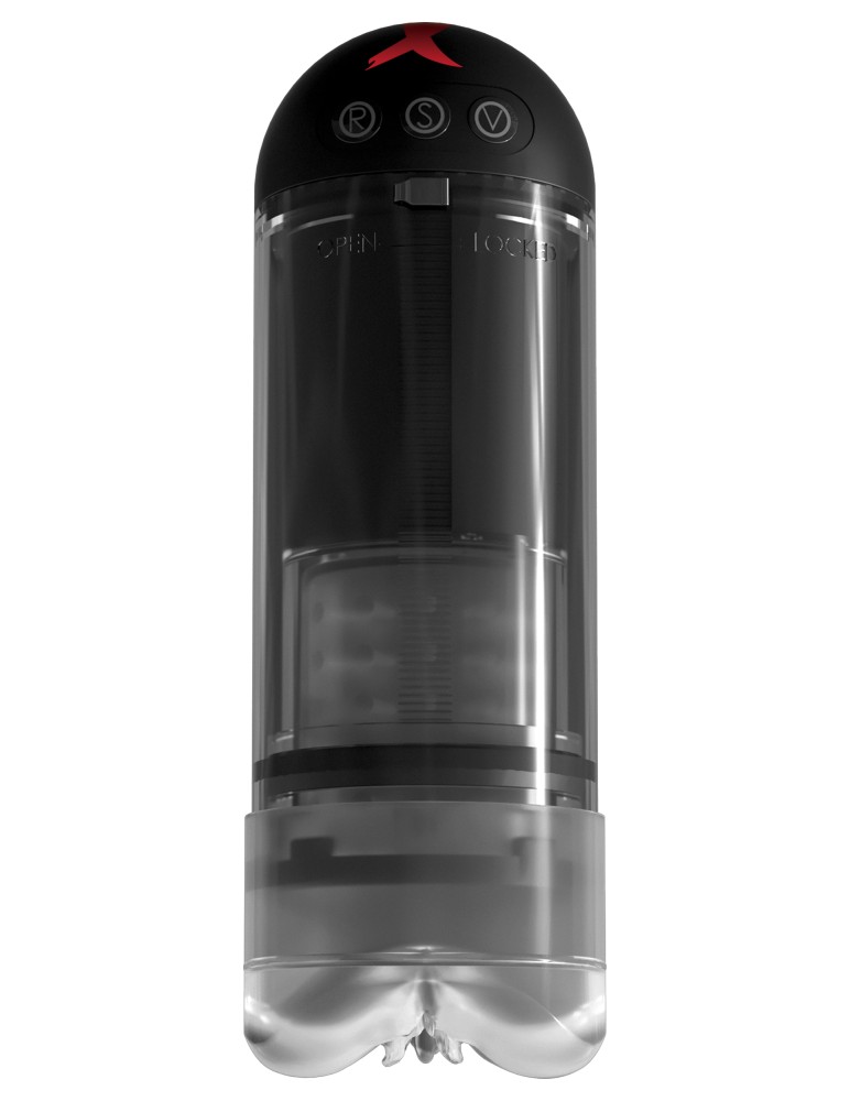 Extender Pro Vibrating Pump Clear/Black | ViPstore.hu - Erotika webáruház #3 - EAN 603912755435 | SKU PIPERD5300