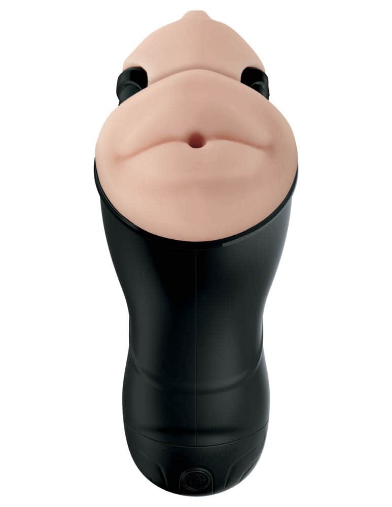 Double Penetration Vibrating Stroker Light/Black | ViPstore.hu - Erotika webáruház #4 - EAN 603912744422 | SKU PIPE0RD508