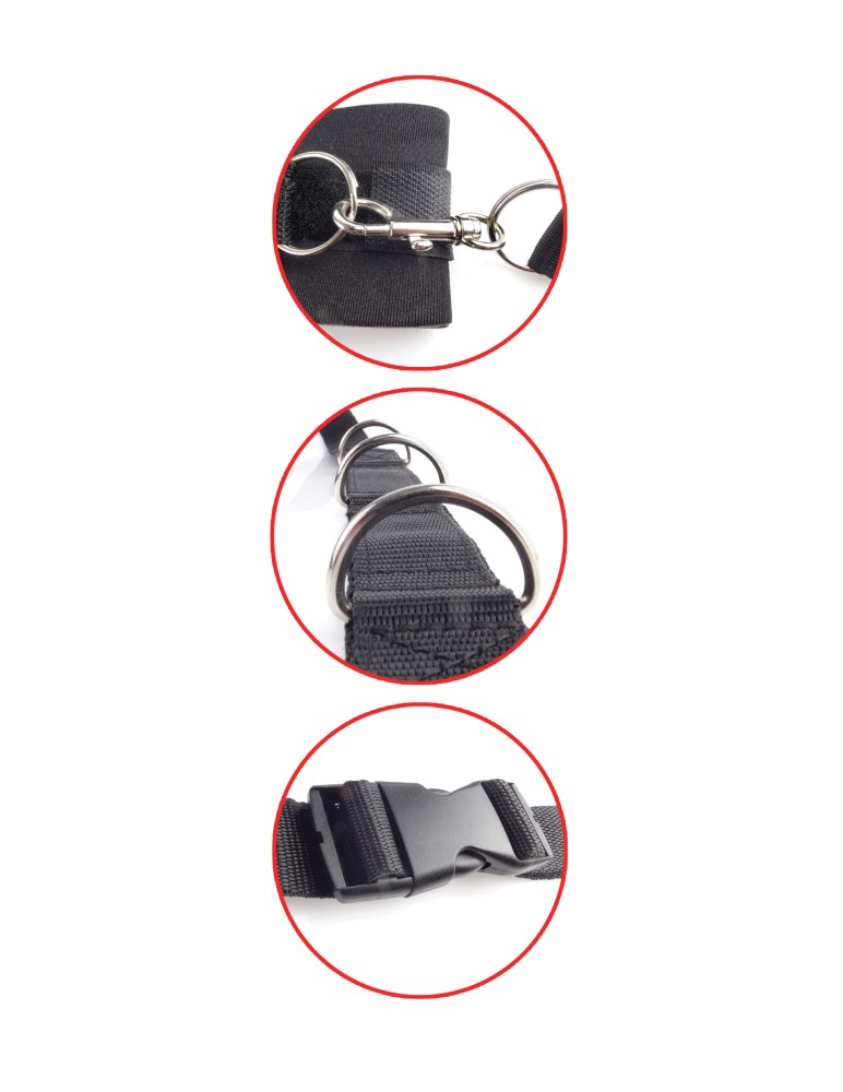 Ultimate Bed Restraint System Black | ViPstore.hu - Erotika webáruház #5 - EAN 603912334012 | SKU PIPE219123