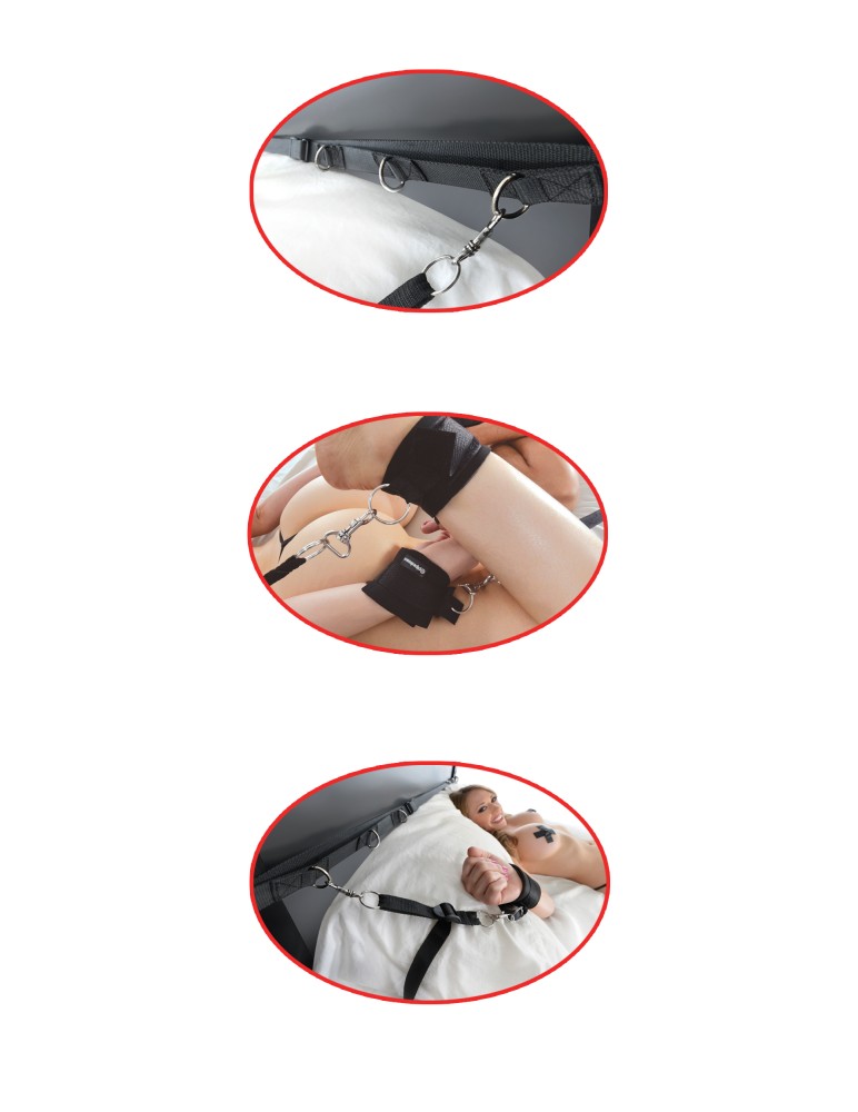Ultimate Bed Restraint System Black | ViPstore.hu - Erotika webáruház #4 - EAN 603912334012 | SKU PIPE219123