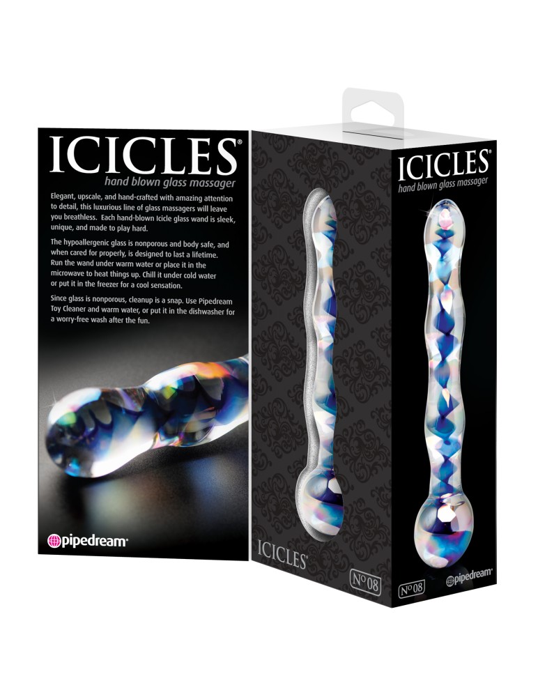 No. 8 Clear/Blue | ViPstore.hu - Erotika webáruház #5 - EAN 603912279498 | SKU PIPE290800