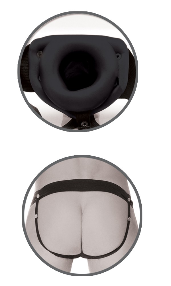 Hollow Strap-On Black | ViPstore.hu - Erotika webáruház #2 - EAN 603912320510 | SKU PIPE442923