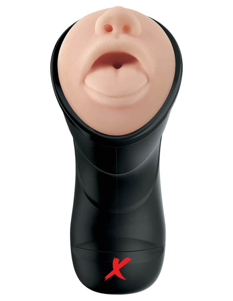 Deep Throat Vibrating Stroker Light/Black | ViPstore.hu - Erotika webáruház #4 - EAN 603912744415 | SKU PIPE0RD507